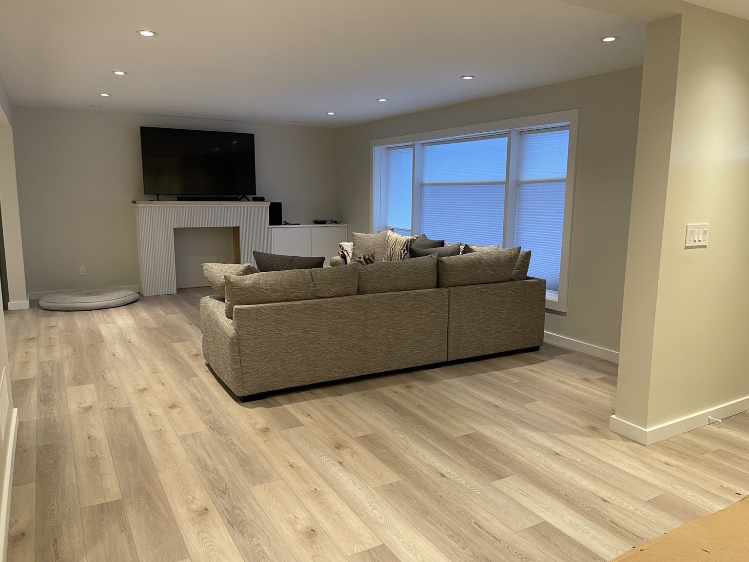 Renovated living space from a kitchen and home transformation